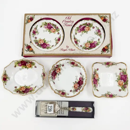 Boxed Royal Albert "Old Country Roses" (Two Dishes) & Assorted Matching China etc