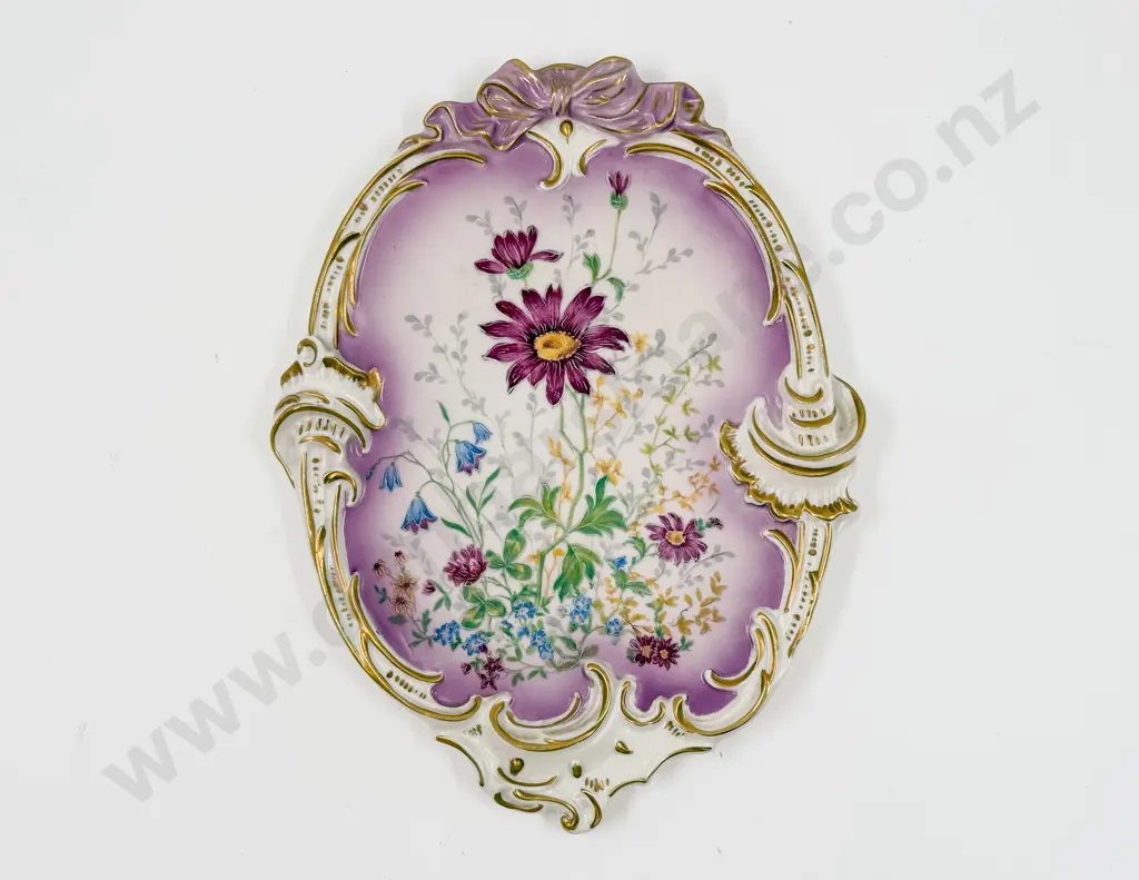 Capidimonte Floral Plaque Image 1++