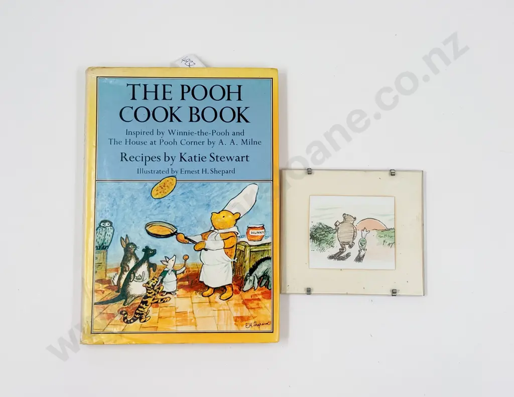 The Pooh Cook Book with Small Winnie the Pooh Print Image 1++