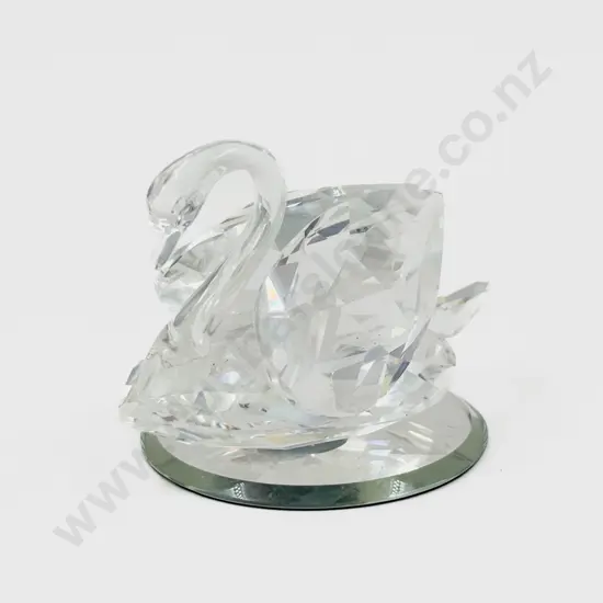 Swarovski Swan on Associate Mirrored Base