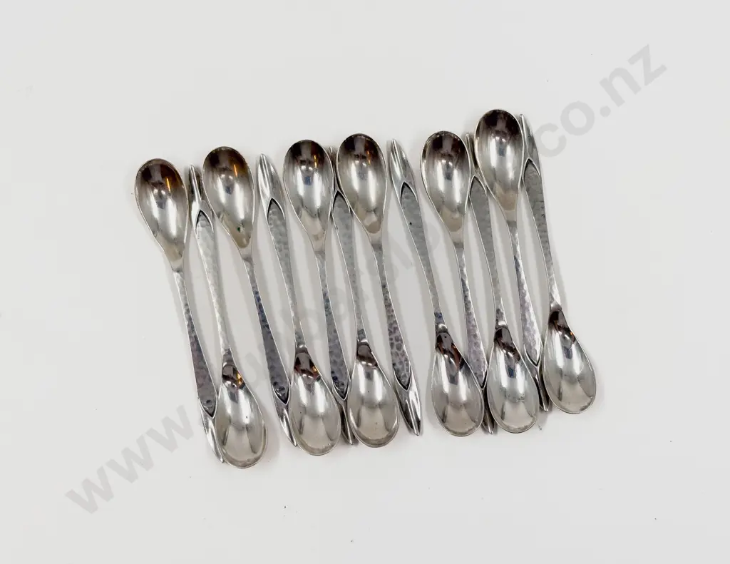 12 Silver Teaspoons Image 1++