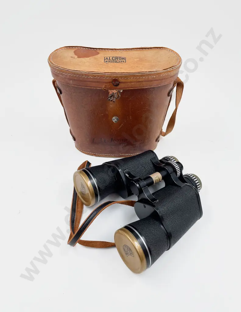 Cased Set of Alcron Binoculars Image 1++