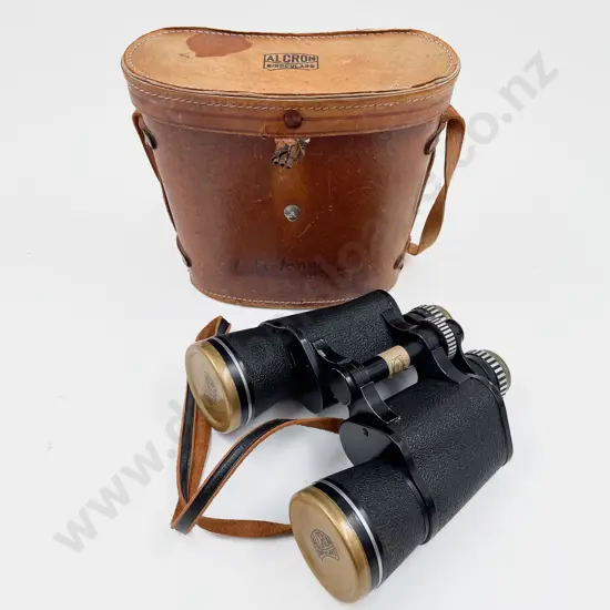 Cased Set of Alcron Binoculars