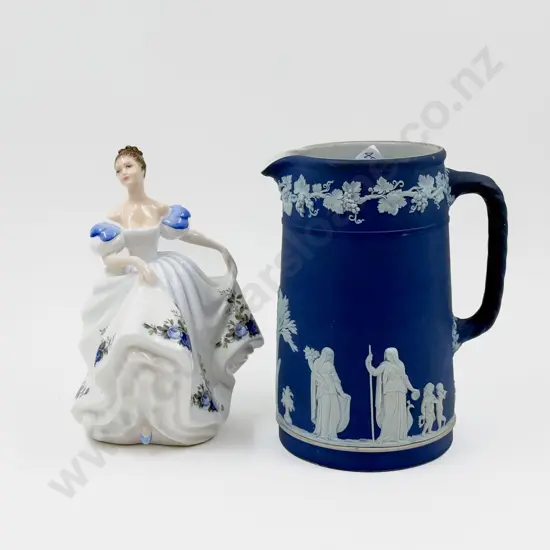 RD Figure "Beatrice" together with Wedgwood Jug