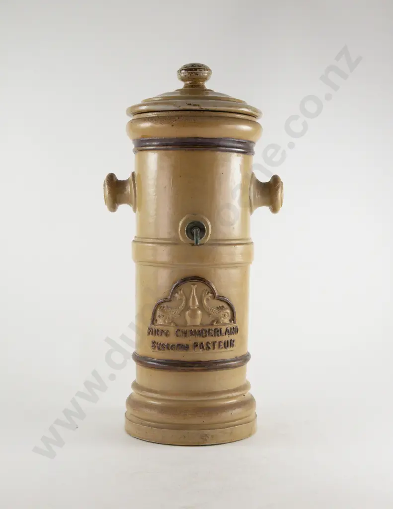 Late C19th European Stoneware Filtre Chamerland Systeme Pasteur Image 1++