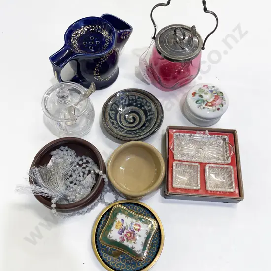 Box Quantity of Assorted incl China Pottery & Cloisonne