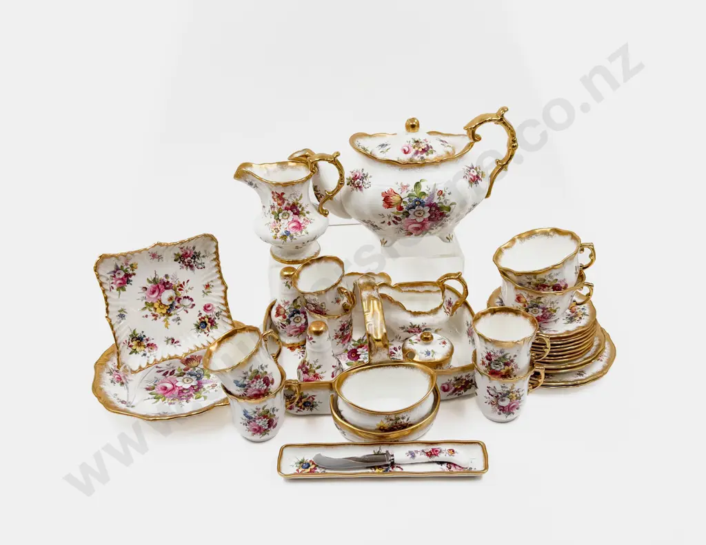 Hammersley "Lady Patricia" Part Teaset Image 1++