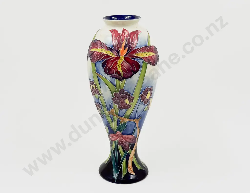 Moorcroft Style Floral Vase Image 1++