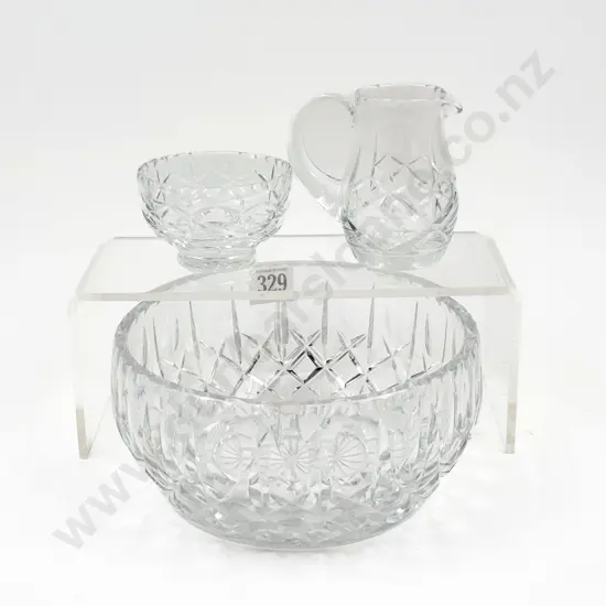 Two Crystal Fruit Bowls & Assorted