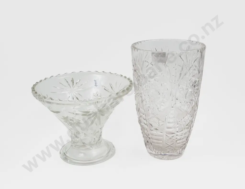 Crystal Vase together with Glass Vase Image 1++