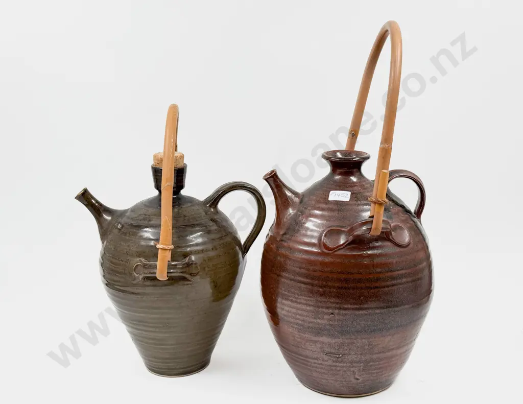 Pair of Jack Laird Wine Flagons Image 1++