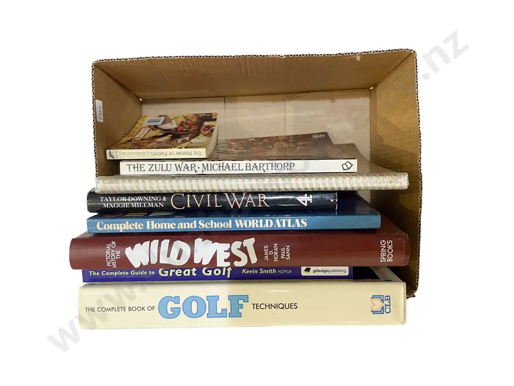 Box Quantity of Assorted Books Image 1++