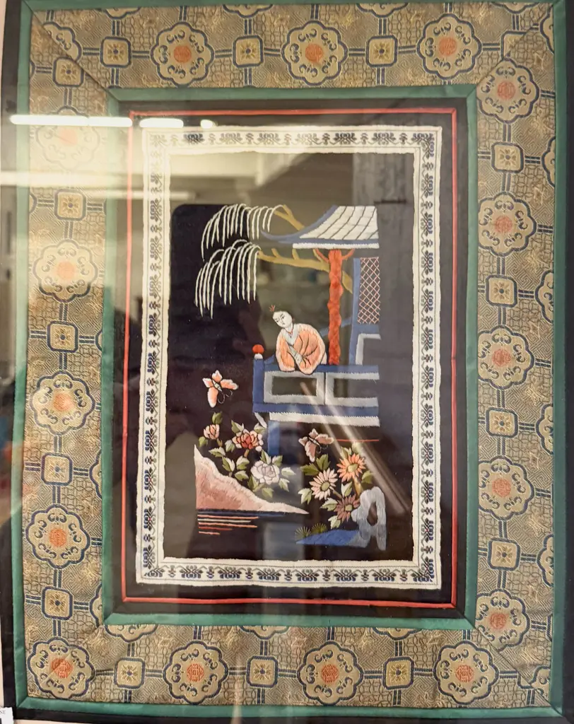 Chinese Silk Embroidery Panel Image 1++