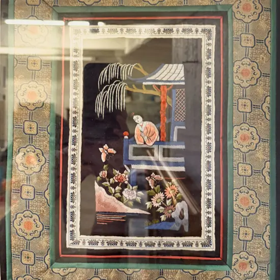 Chinese Silk Embroidery Panel
