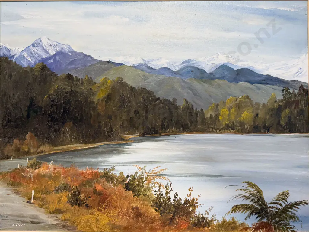 Rena Swift - Landscape - Oil on Board Image 1++