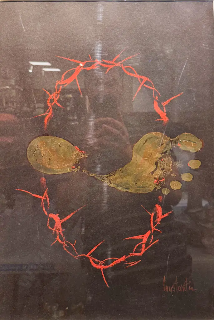 Andrei Constantin - Foot Print - Mixed Media Image 1++