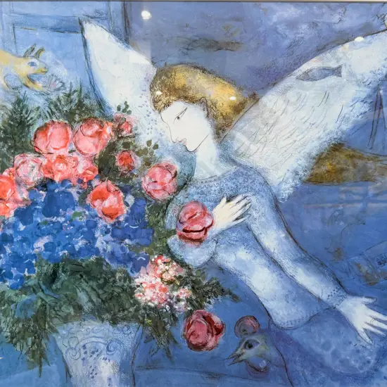 Marc Chagall - "The Blue Angel" - Reproduction Print
