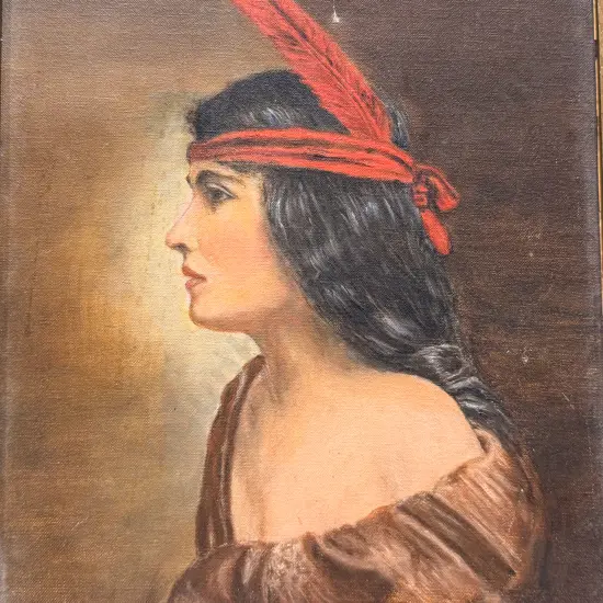 H. Fullbright - Portrait Study - Oil on Canvas (Faults)