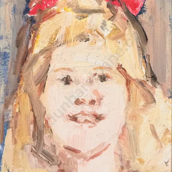 Betty Clegg - Portrait Study - Oil on Board