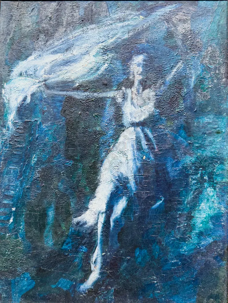 Gwen Cox - Abstract Portrait Study - Oil Board Image 1++