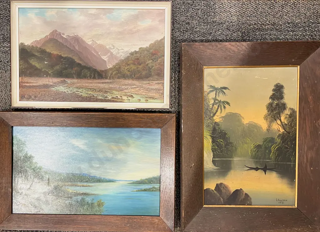 Three Assorted Oil Works Image 1++