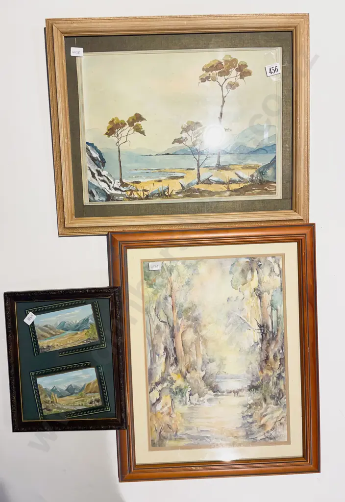 Three Assorted Framed Originals Image 1++