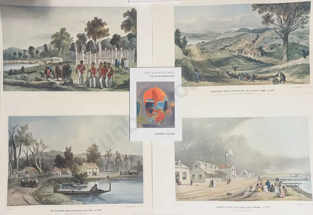 Four Avon Reproduction Historical Prints Image 1++