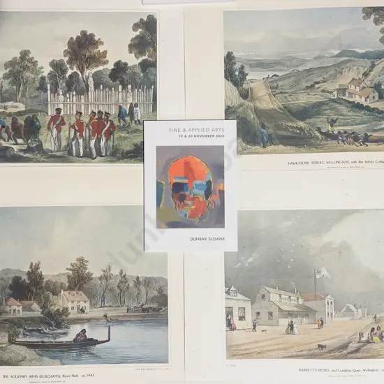 Four Avon Reproduction Historical Prints