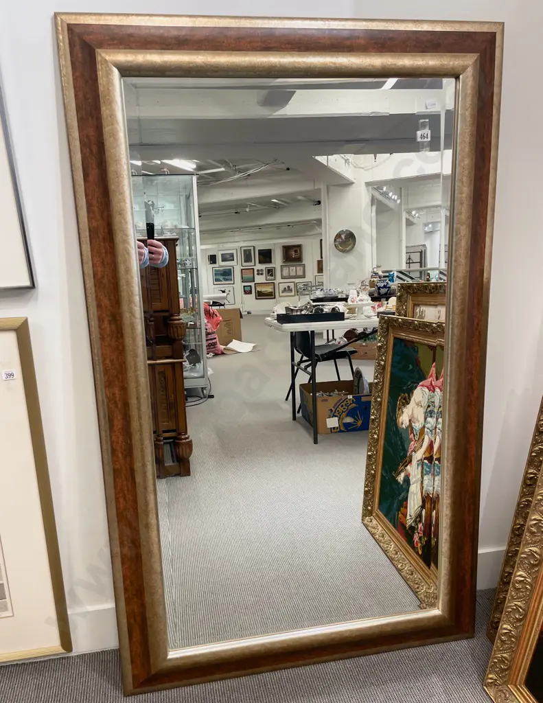 Large Bevelled Rectangular Wall Mirror Image 1++