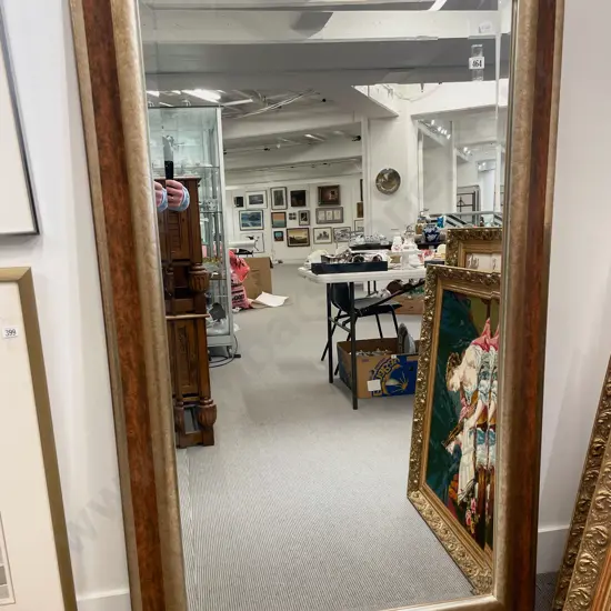 Large Bevelled Rectangular Wall Mirror
