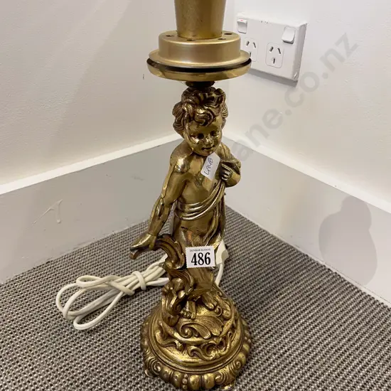 Brass Figural Table Lamp