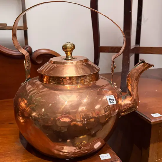 Large Dutch Copper Kettle
