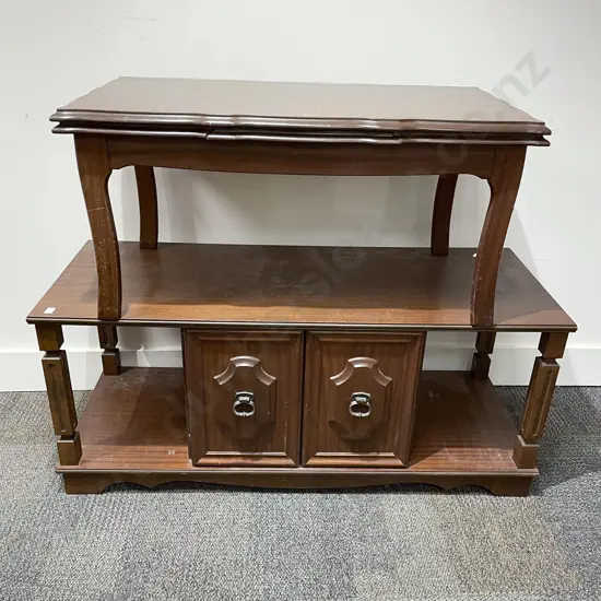 Two Tier Entertainment Stand together with Rectangular Coffee Table