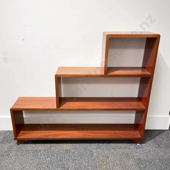 Mid Century Three Tier Open Bookcase