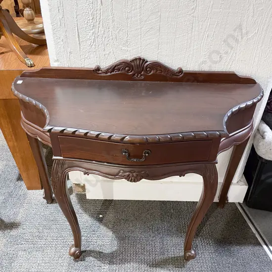 Reproduction Mahogany Hall Table