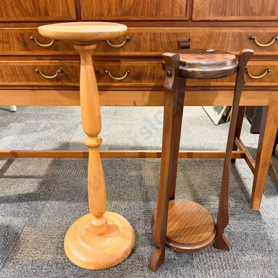 Two Assorted Plant Stands