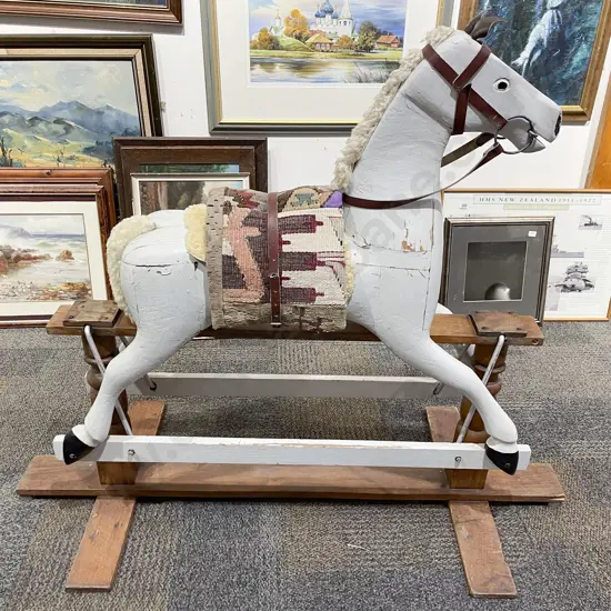Large Vintage Rocking Horse
