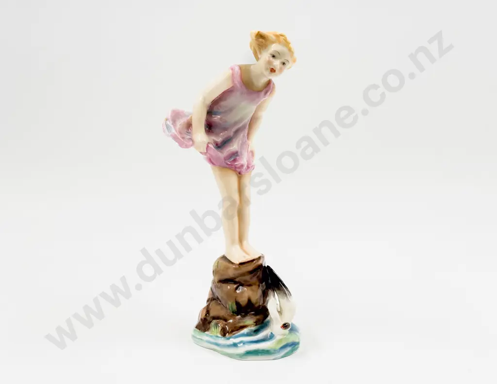 Royal Worcester Figure "Sea Breeze" Image 1++
