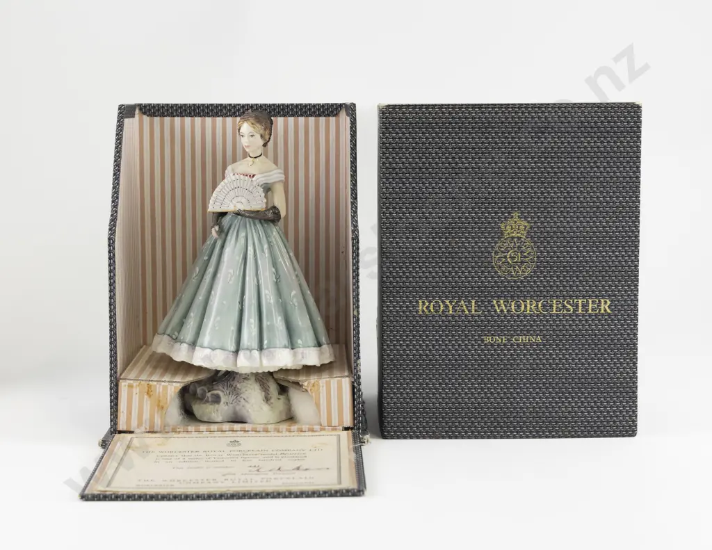 Original Boxed Royal Worcester Figure "Beatrice" Image 1++