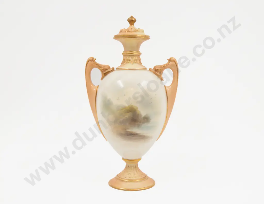 Royal Worcester Urn & Cover Image 1++