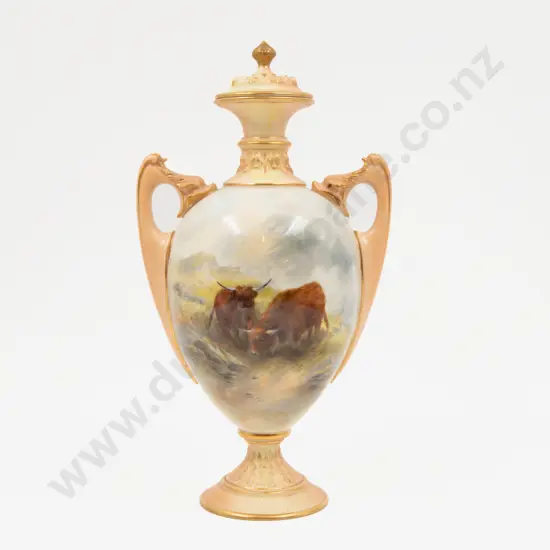 Royal Worcester Urn & Cover