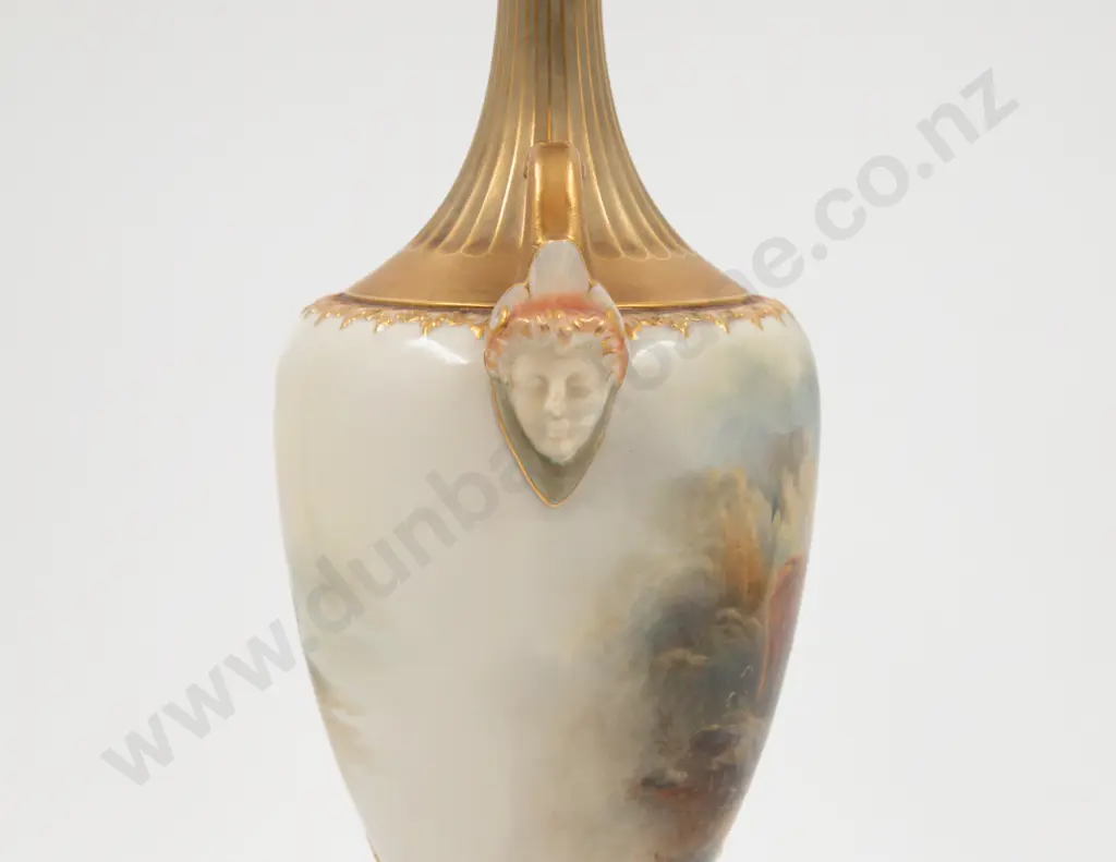 Royal Worcester Urn & Cover Image 1++