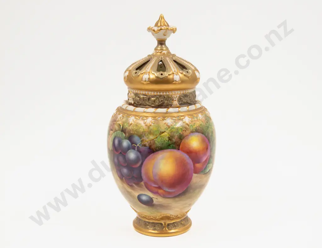 Royal Worcester Urn & Cover Image 1++