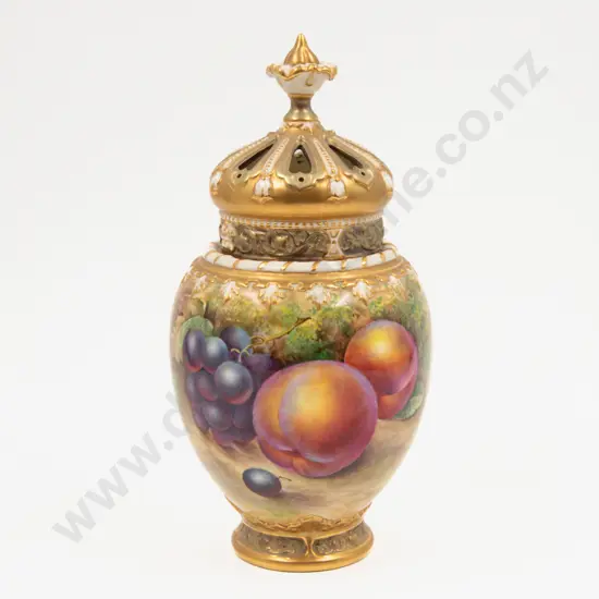 Royal Worcester Urn & Cover