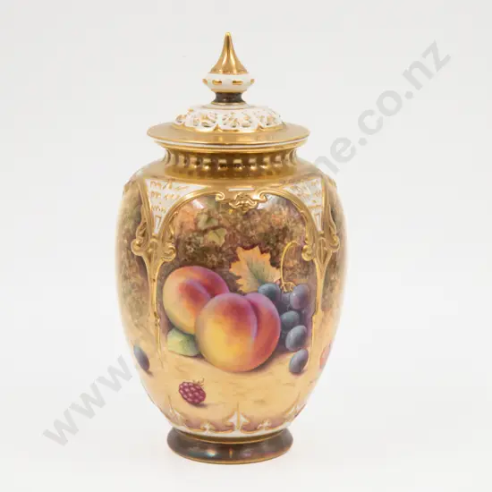 Royal Worcester Urn & Cover