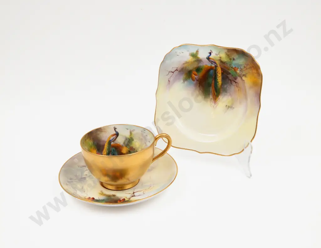 Royal Worcester Cup & Saucer & Plate Image 1++