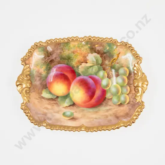 Royal Worcester Shaped Rectangular Dish