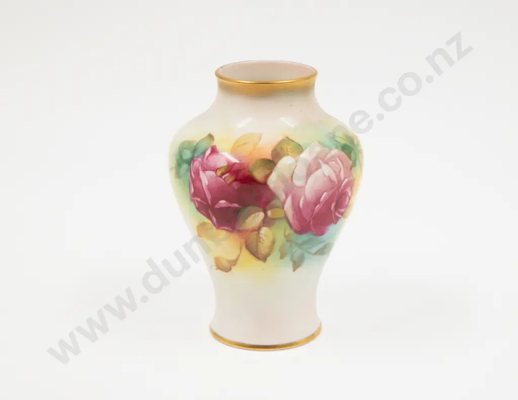 Royal Worcester Small Baluster Vase Image 1++