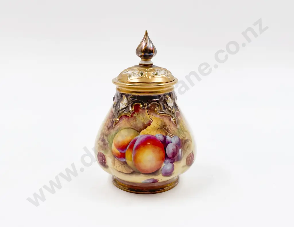 Royal Worcester Vase & Cover Image 1++