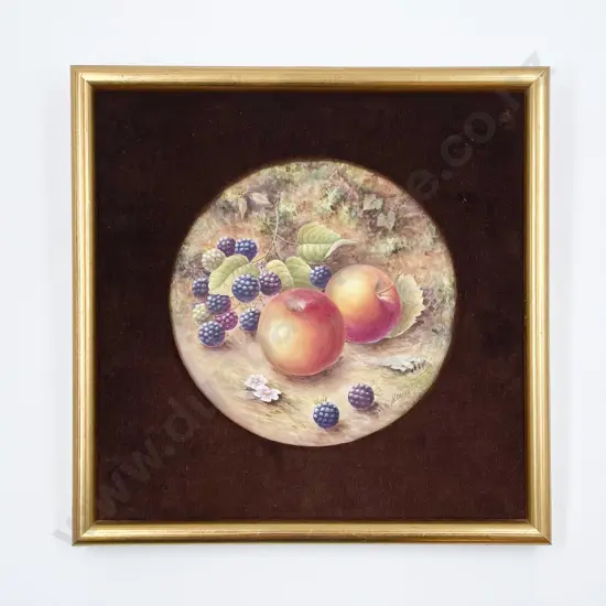 Framed Hand Painted Plaque